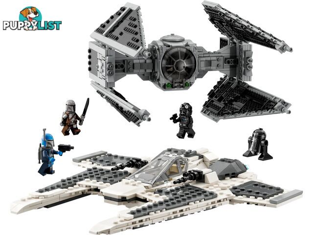 LEGO 75348 Mandalorian Fang Fighter vs. TIE Interceptorâ„¢ - Star Wars - 5702017421339