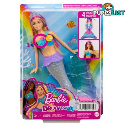 Barbie Dreamtopia Twinkle Lights Mermaidâ„¢ Doll - Mahdj36 - 194735024353