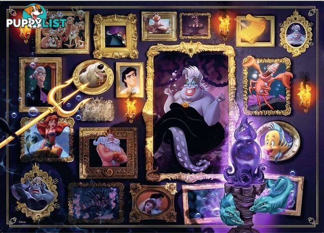 Ravensburger - Disney Villanious Ursula Jigsaw Puzzle 1000pc - Mdrb15027 - 4005556150274