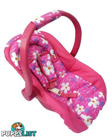 Playworld - Dolls Car Seat Pink Art64746 - 9329011709674