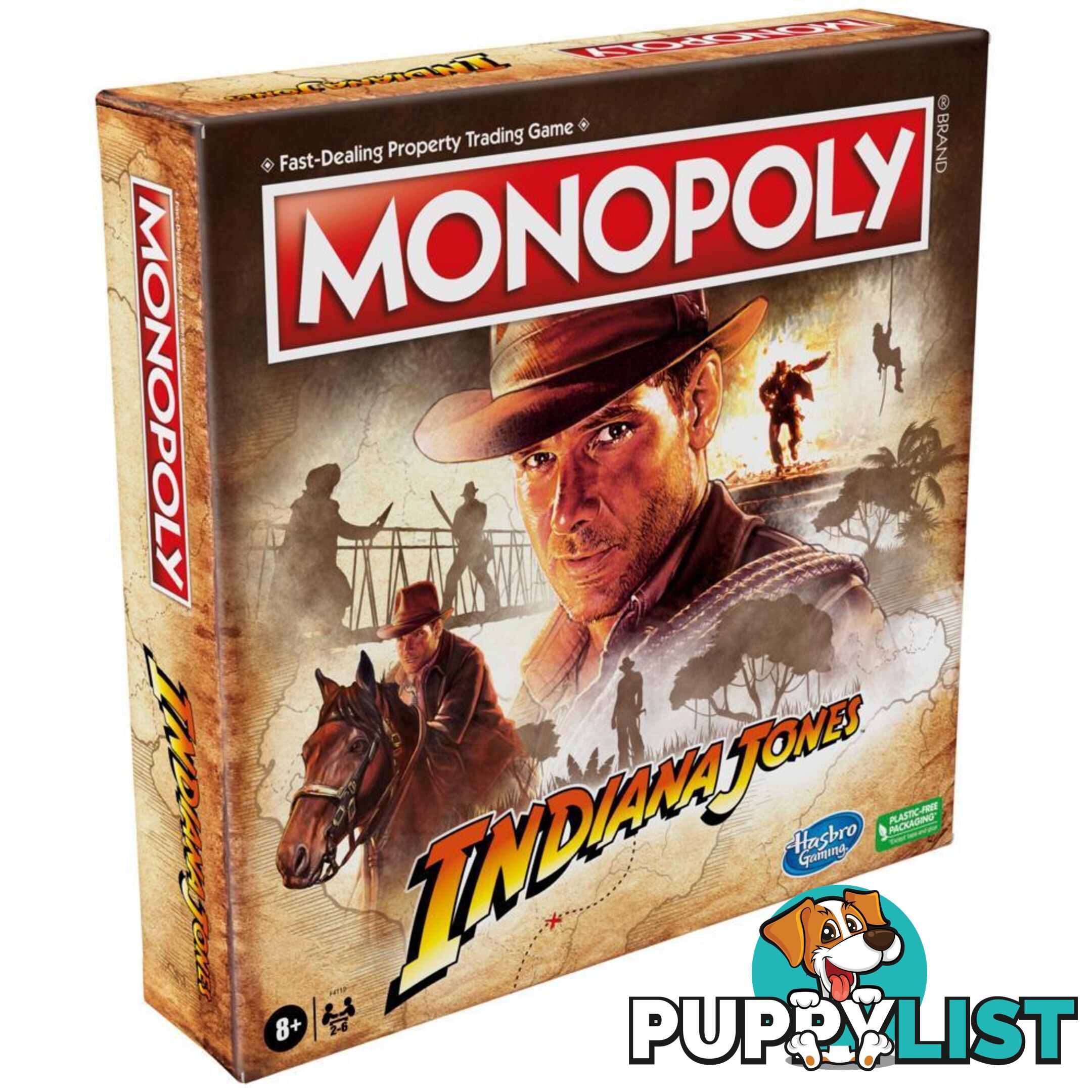 Monopoly Indiana Jones Board Game For 2-6 Players Hasbro - Hbf41120000 - 195166193199