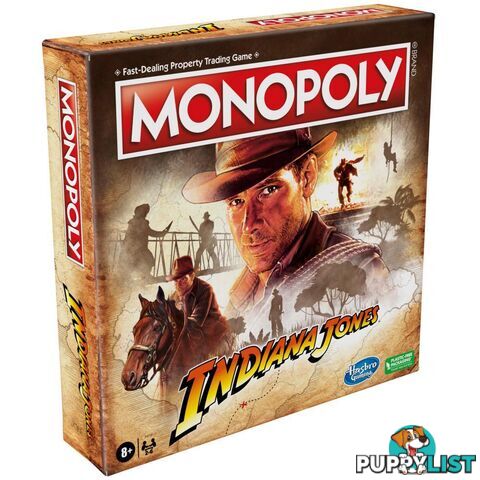 Monopoly Indiana Jones Board Game For 2-6 Players Hasbro - Hbf41120000 - 195166193199