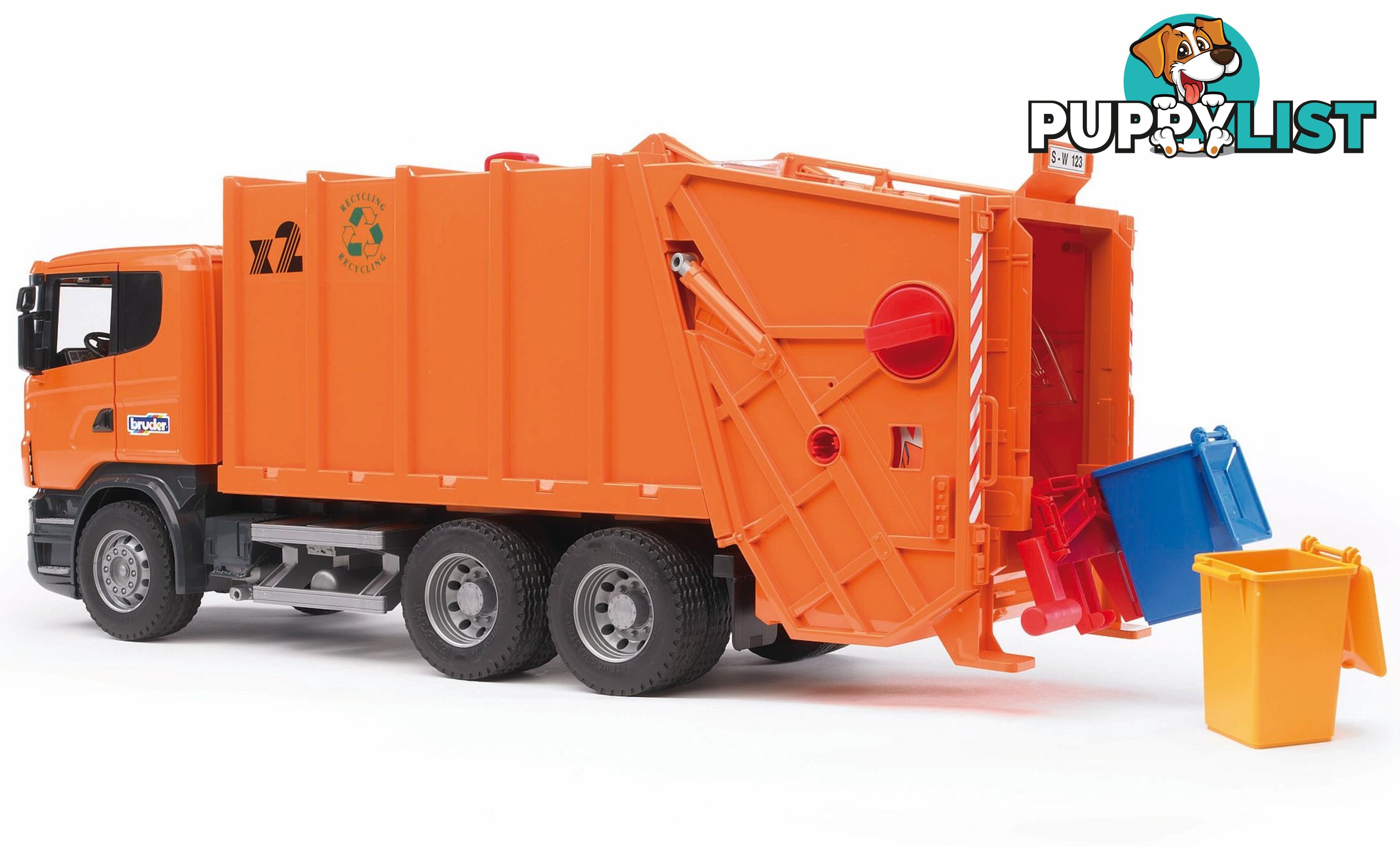 Bruder Scania R-series Garbage Truck (orange) - Bruder Commercial 03560 - 4001702035600