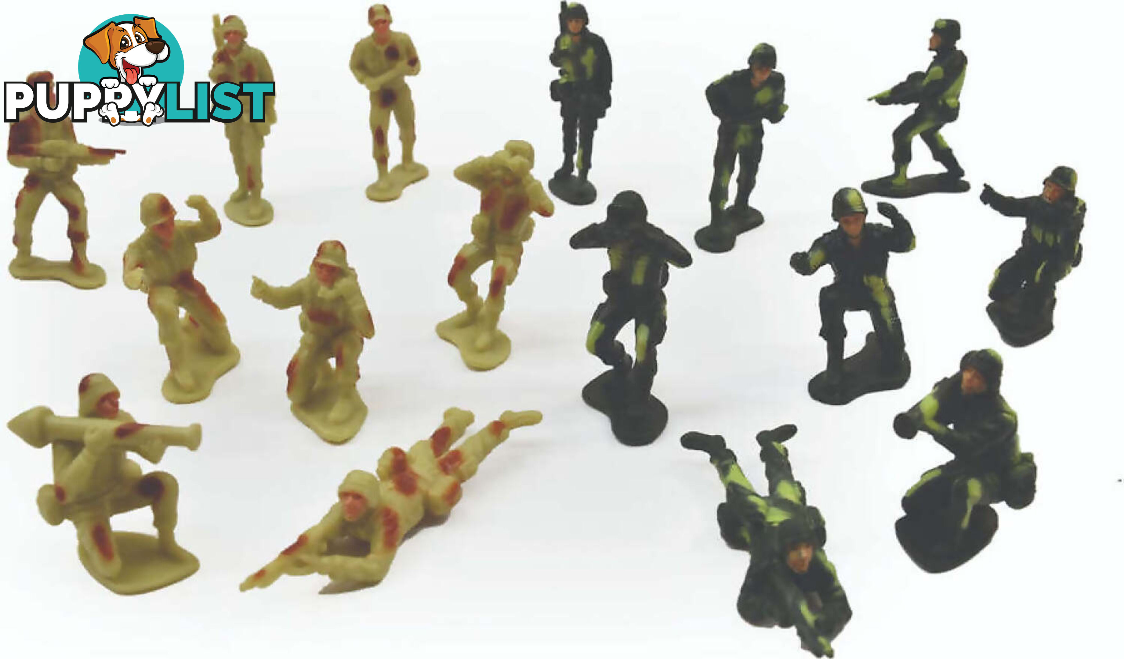 Peterkin Classics - Soldier World 16 Piece Figure Set - Art64269 - 5018621210499