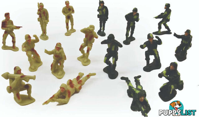 Peterkin Classics - Soldier World 16 Piece Figure Set - Art64269 - 5018621210499