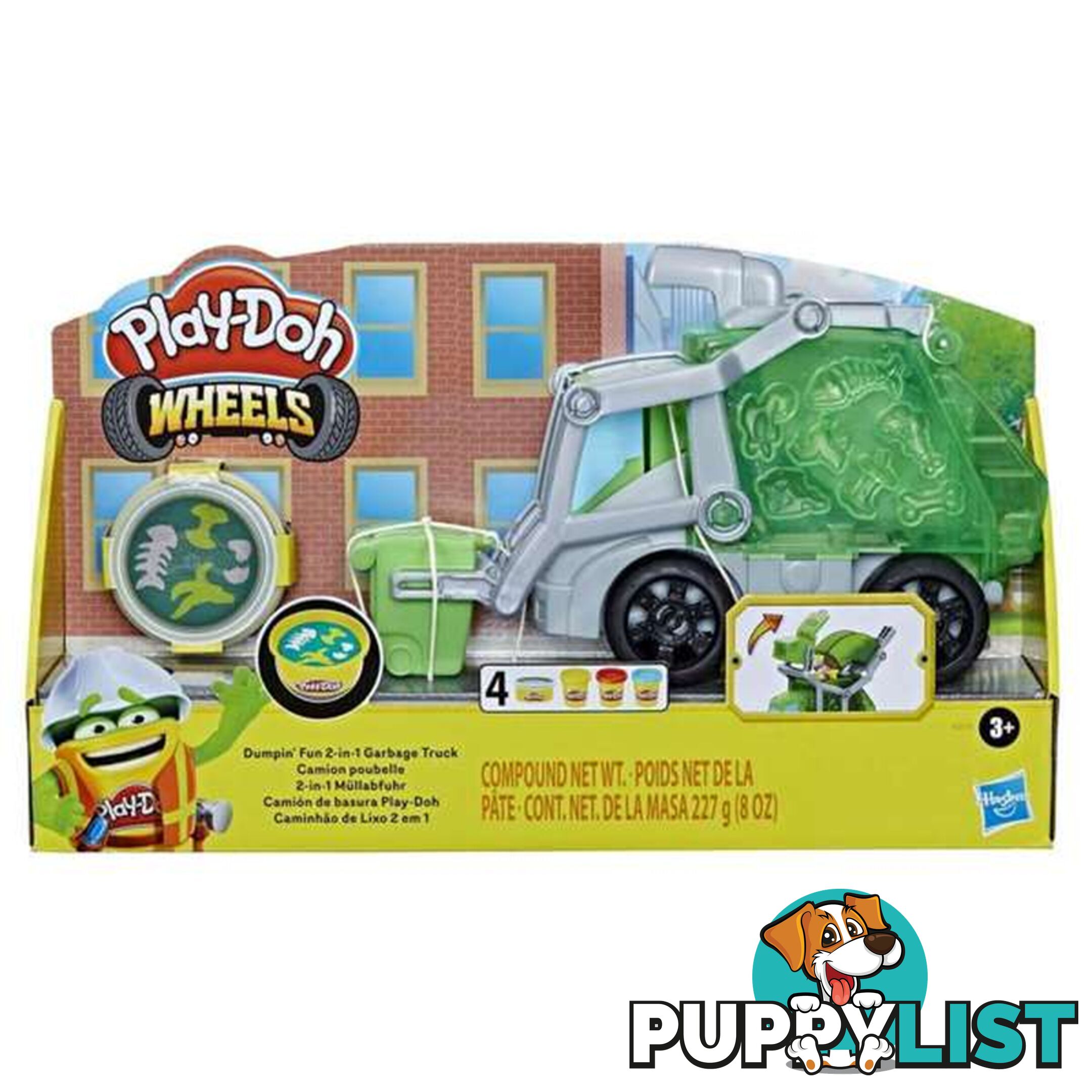 Play-doh - Wheels Dumpin' Fun 2-in-1 Garbage Truck Hasbro - Hbf46365l00 - 5010994115357