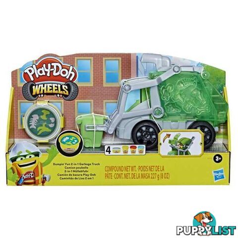 Play-doh - Wheels Dumpin' Fun 2-in-1 Garbage Truck Hasbro - Hbf46365l00 - 5010994115357