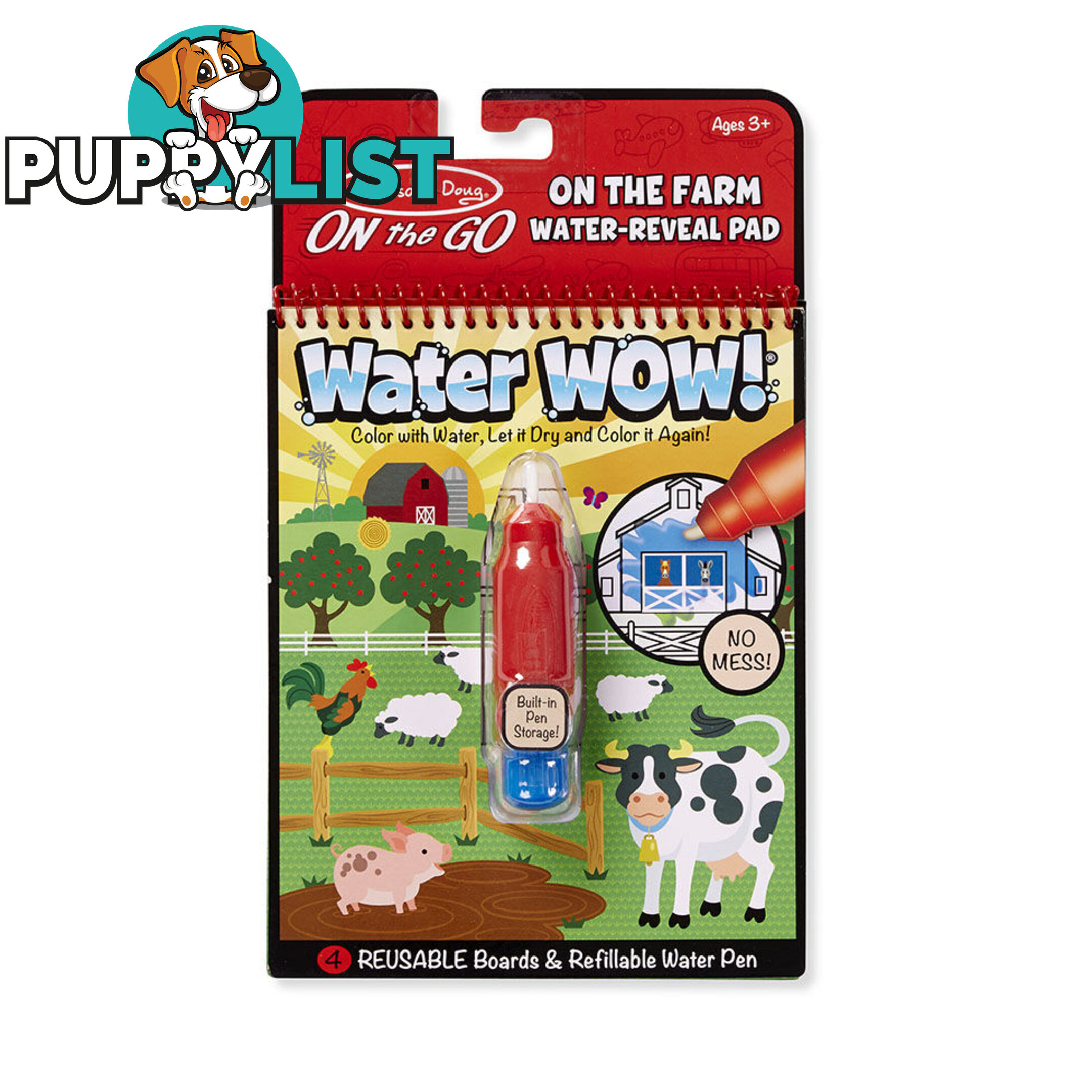 Melissa & Doug - Water Wow! Farm - On The Go Travel Activity Mdmnd9232 - 0000772092326