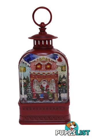 Cotton Candy - Xmas Red Lantern Med Santa - Ccxac405 - 9353468016597