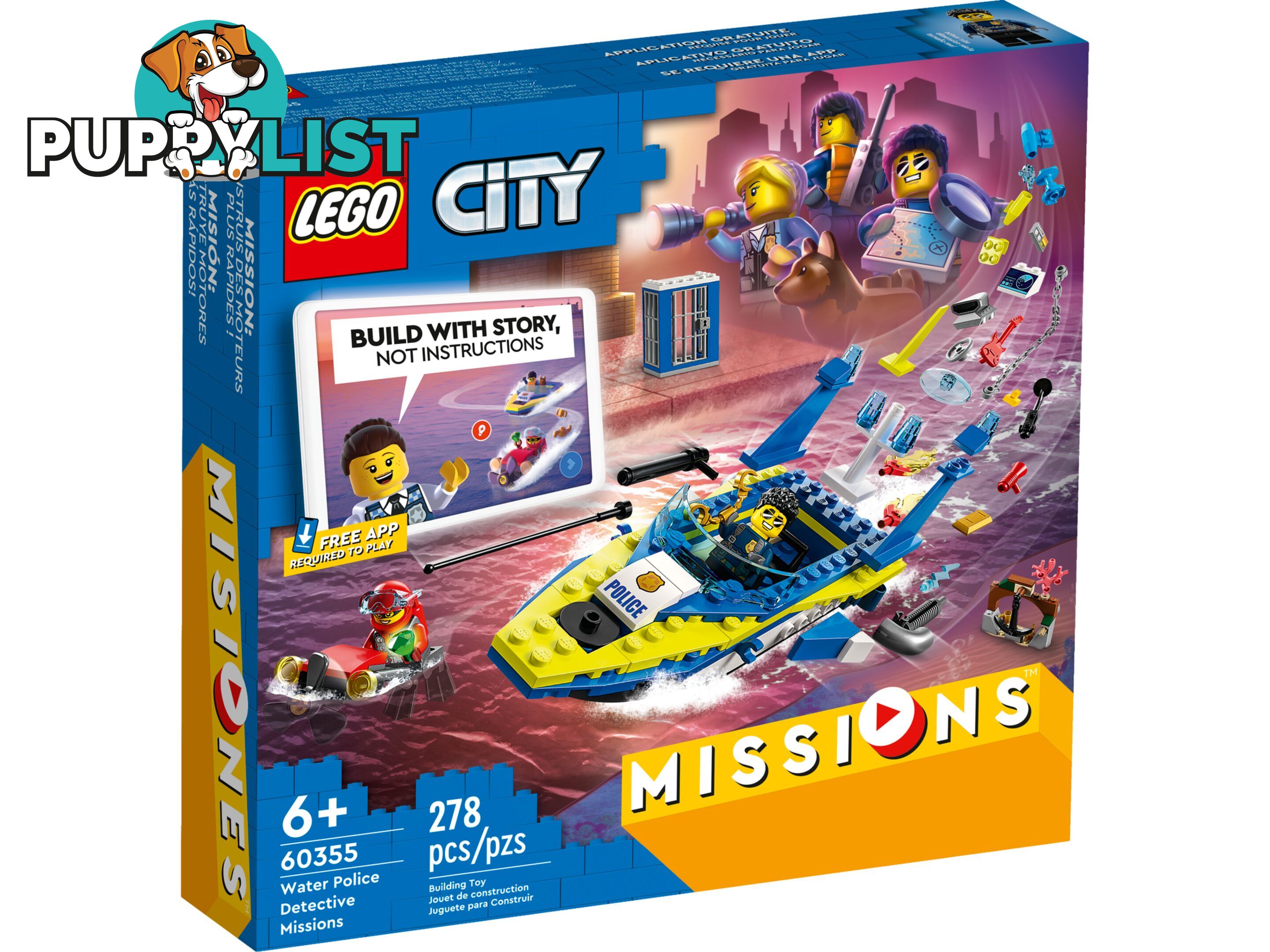 LEGO 60355 Water Police Detective Missions - City Police - 5702017189765