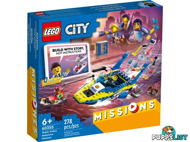 LEGO 60355 Water Police Detective Missions - City Police - 5702017189765