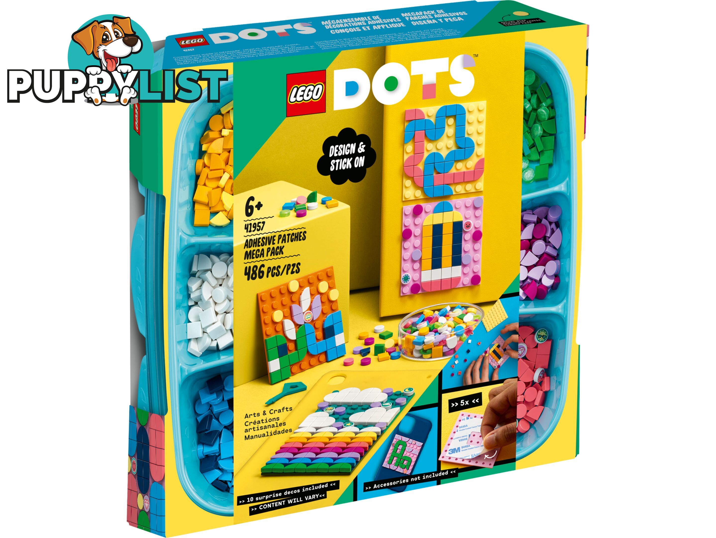 LEGO 41957 Adhesive Patches Mega Pack - DOTS - 5702017155364