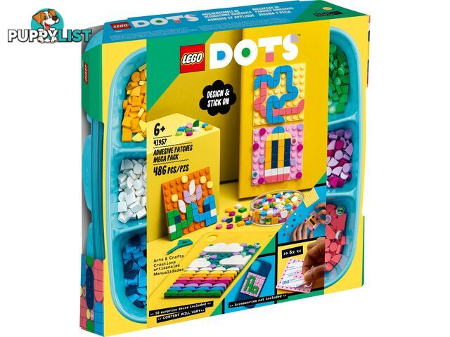 LEGO 41957 Adhesive Patches Mega Pack - DOTS - 5702017155364