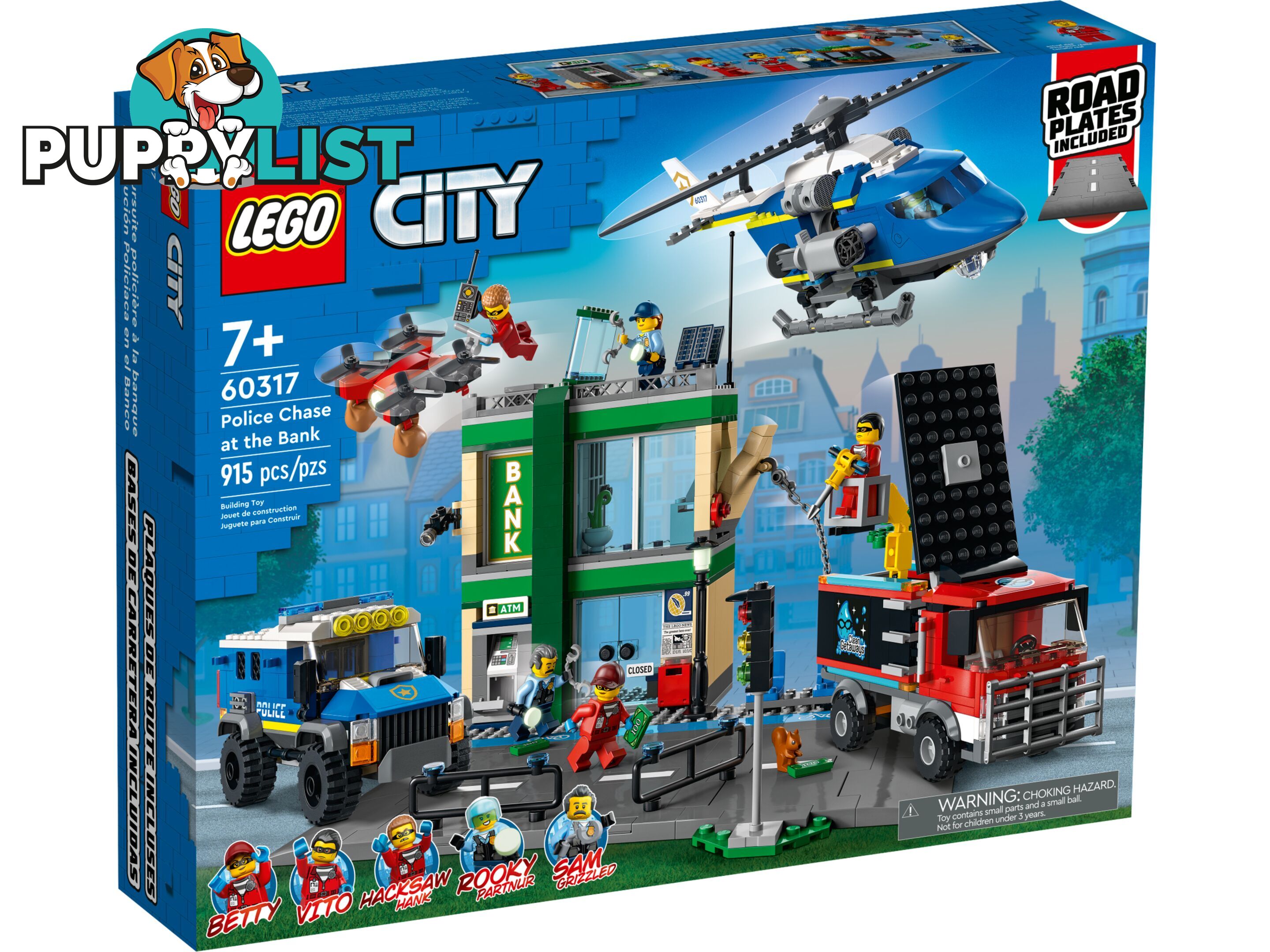 LEGO 60317 Police Chase at the Bank - City - 5702017161921