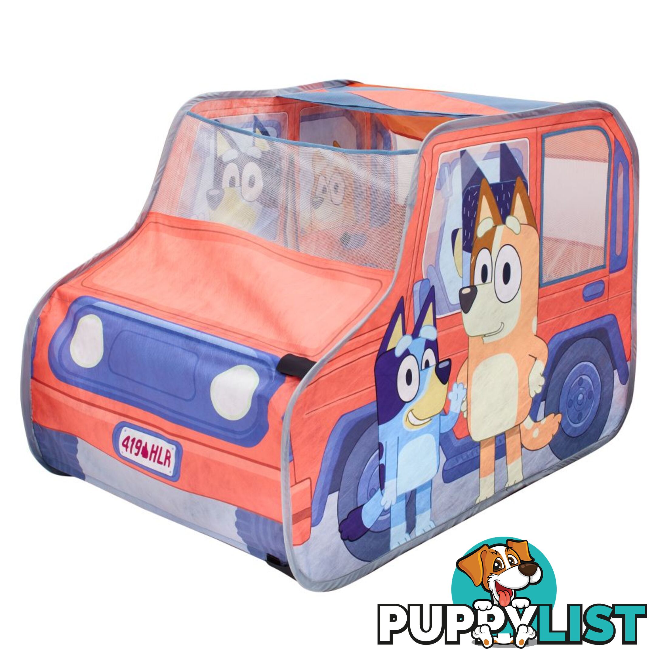 Bluey - Homewares - Bluey Heeler 4wd Pop Up Play Tent   Mj13181 - 630996131817