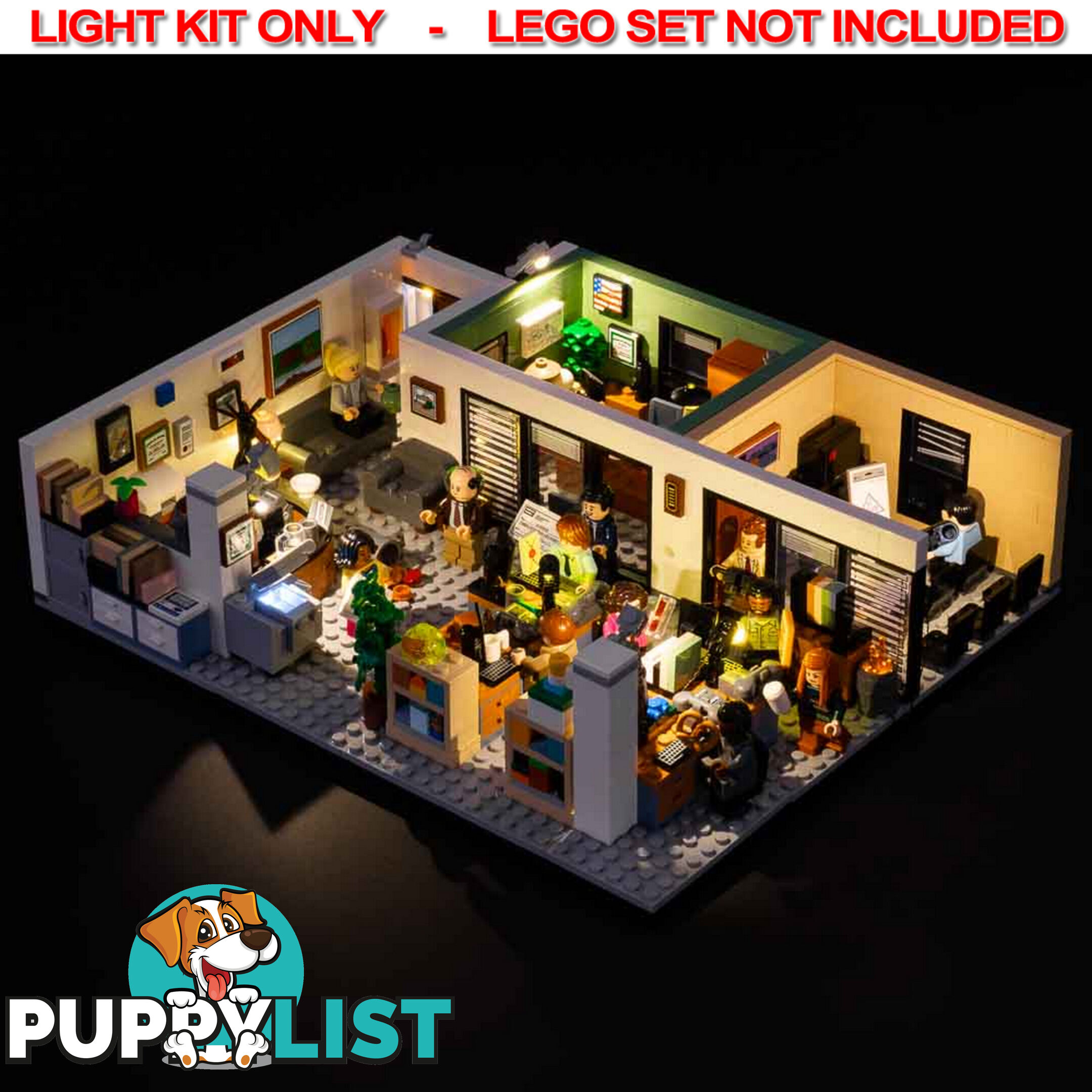 LIGHT KIT for LEGO The Office 21336 - Light My Bricks - 754523893594