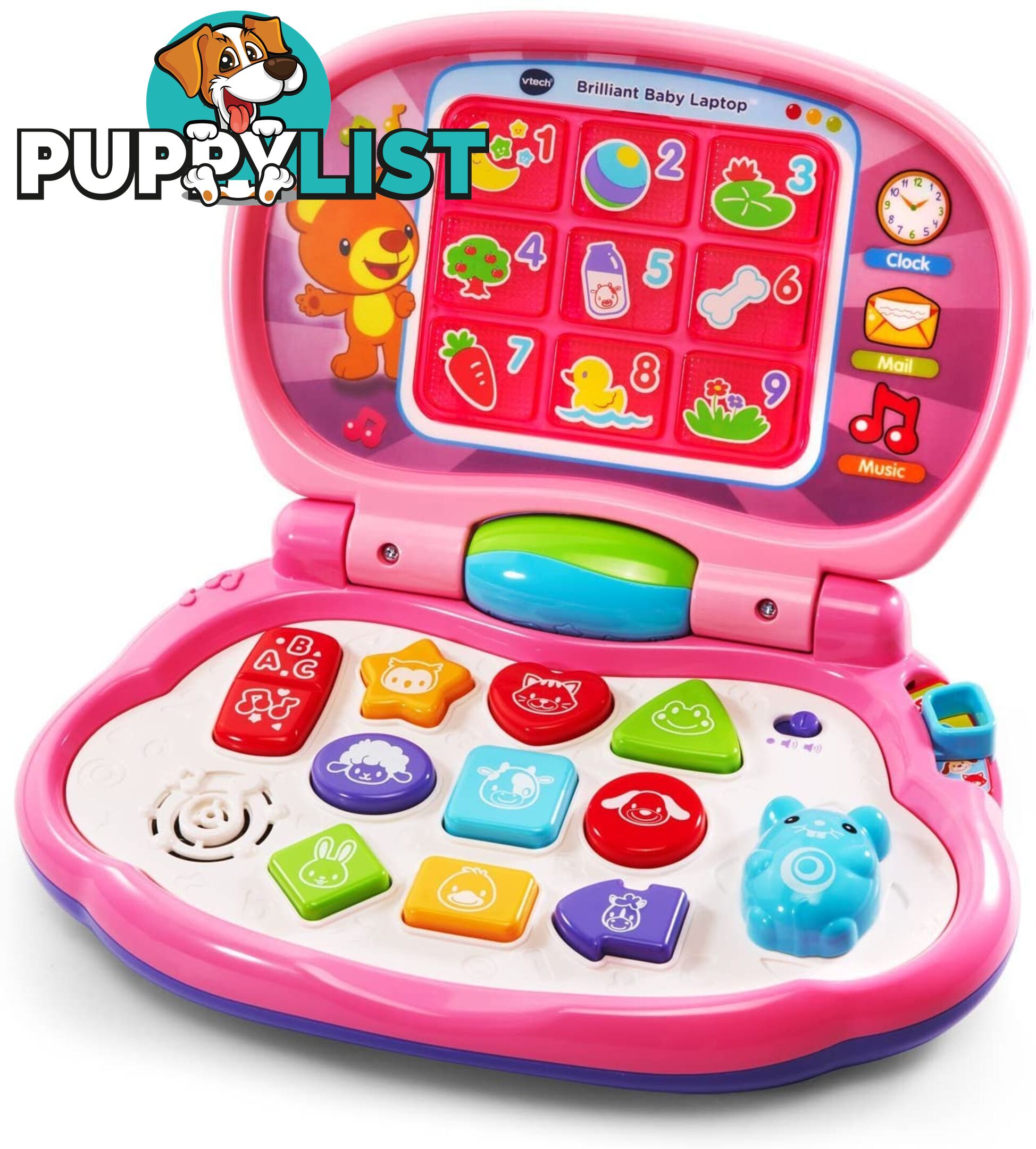 Vtech - Brilliant Baby Laptop Pink Vtech Tn80191250003 - 3417761912508