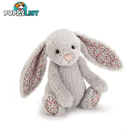 Jellycat Blossom Bashful Silver Bunny Small Silver 18x9x10cm   Blb6sb - 670983101041