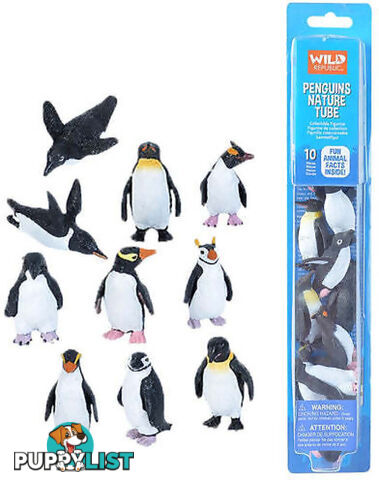 Wild Republic - Nature Tube Penguin Collection - Wr20858 - 092389208580