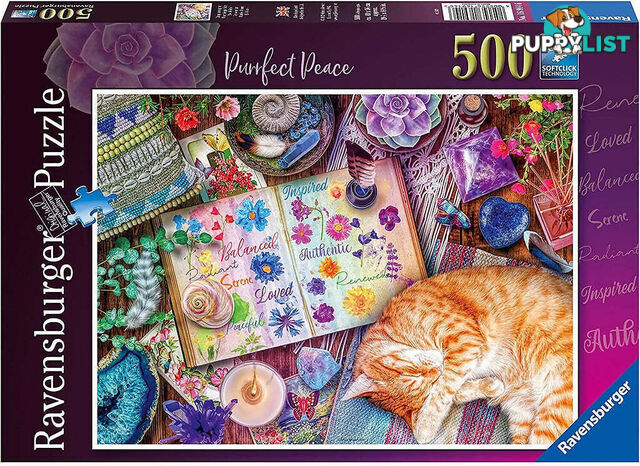 Ravensburger - Purrfect Peace Jigsaw Puzzle 500pc - Mdrb16914 - 4005556169146