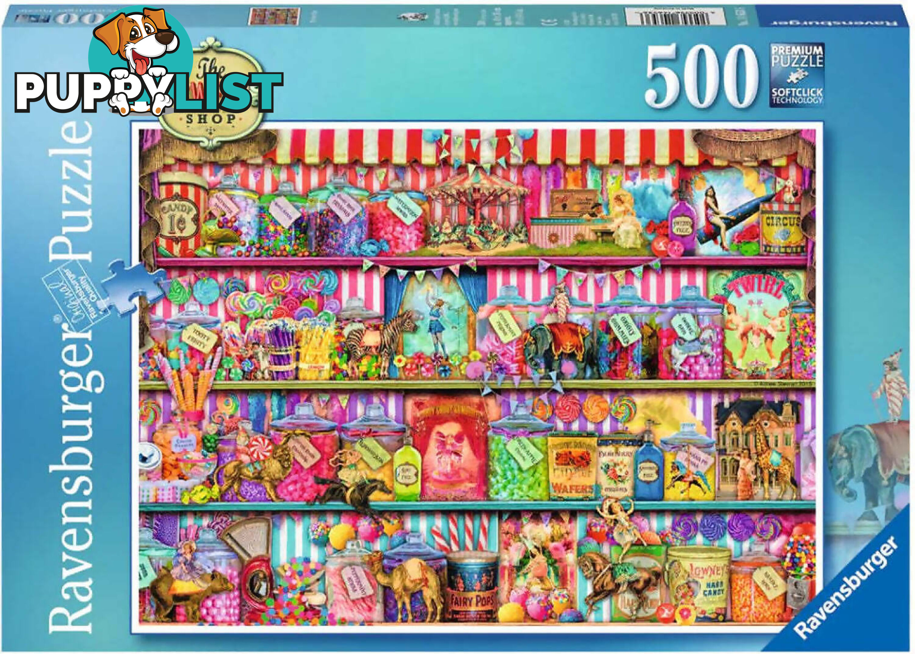 Ravensburger - Sweet Shop Aimee Stewart Jigsaw Puzzle 500pc - Mdrb14653 - 4005556146536