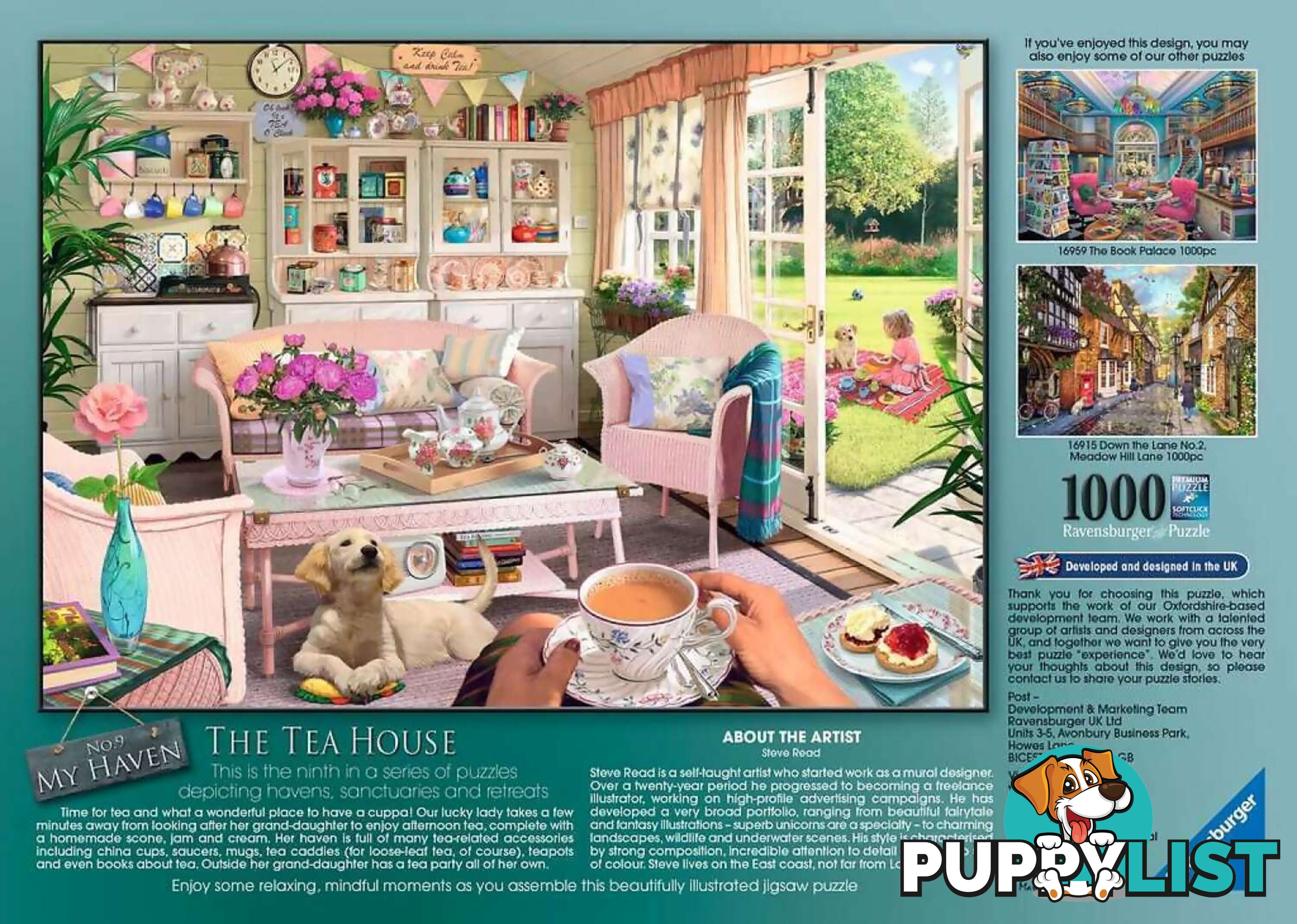 Ravensburger - The Tea House Jigsaw Puzzle 1000pc - Mdrb16956 - 4005556169566