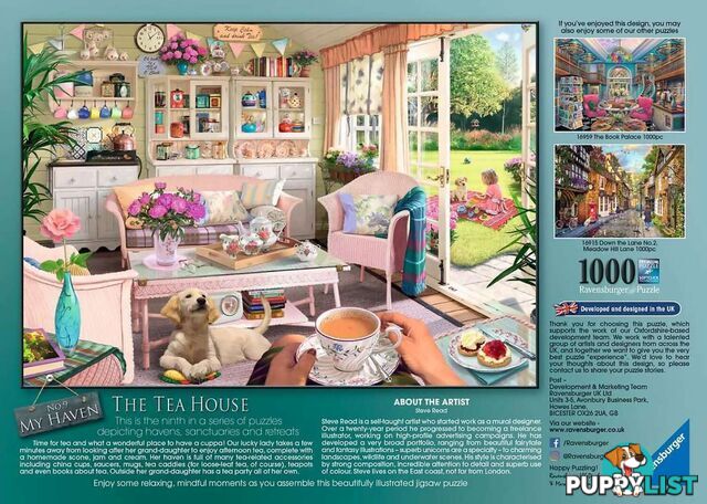 Ravensburger - The Tea House Jigsaw Puzzle 1000pc - Mdrb16956 - 4005556169566