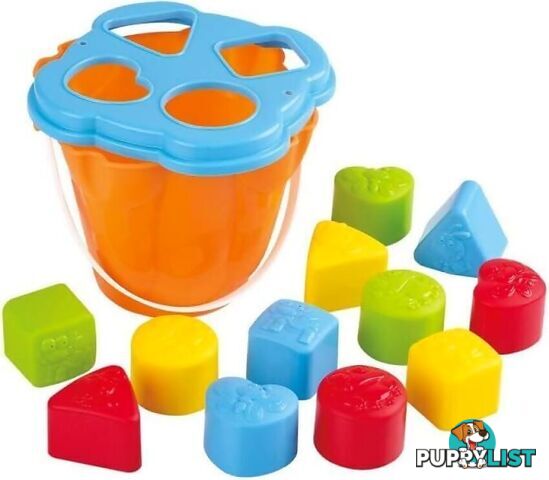 Playgo Toys Ent. Ltd. - Shape Sorting Bucket 12pc - Art67182 - 4892401023872