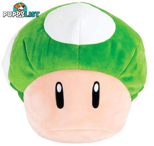 Super Mario -club Mocchi-mocchi Super Mario Junior 1up Mushroom 15cm Plush - Lct12792 - 053941127923