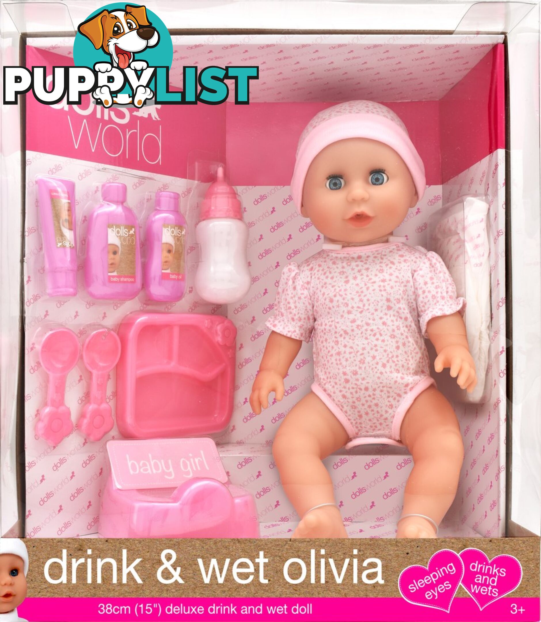 DollsWorld - Drink & Wet Olivia Art65427 - 5018621088821