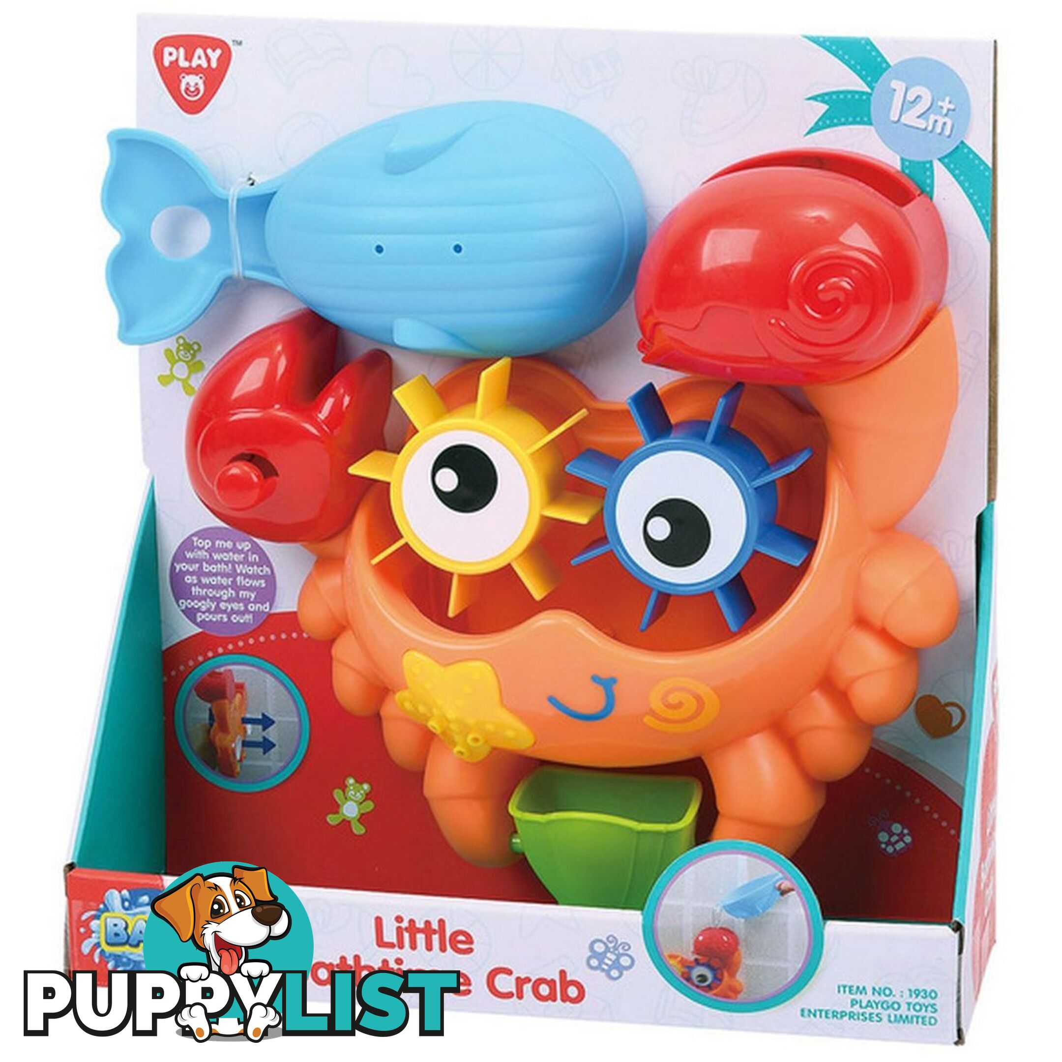 Little Bathtime Crab  Playgo Toys Ent. Ltd Art64000 - 4892401019301