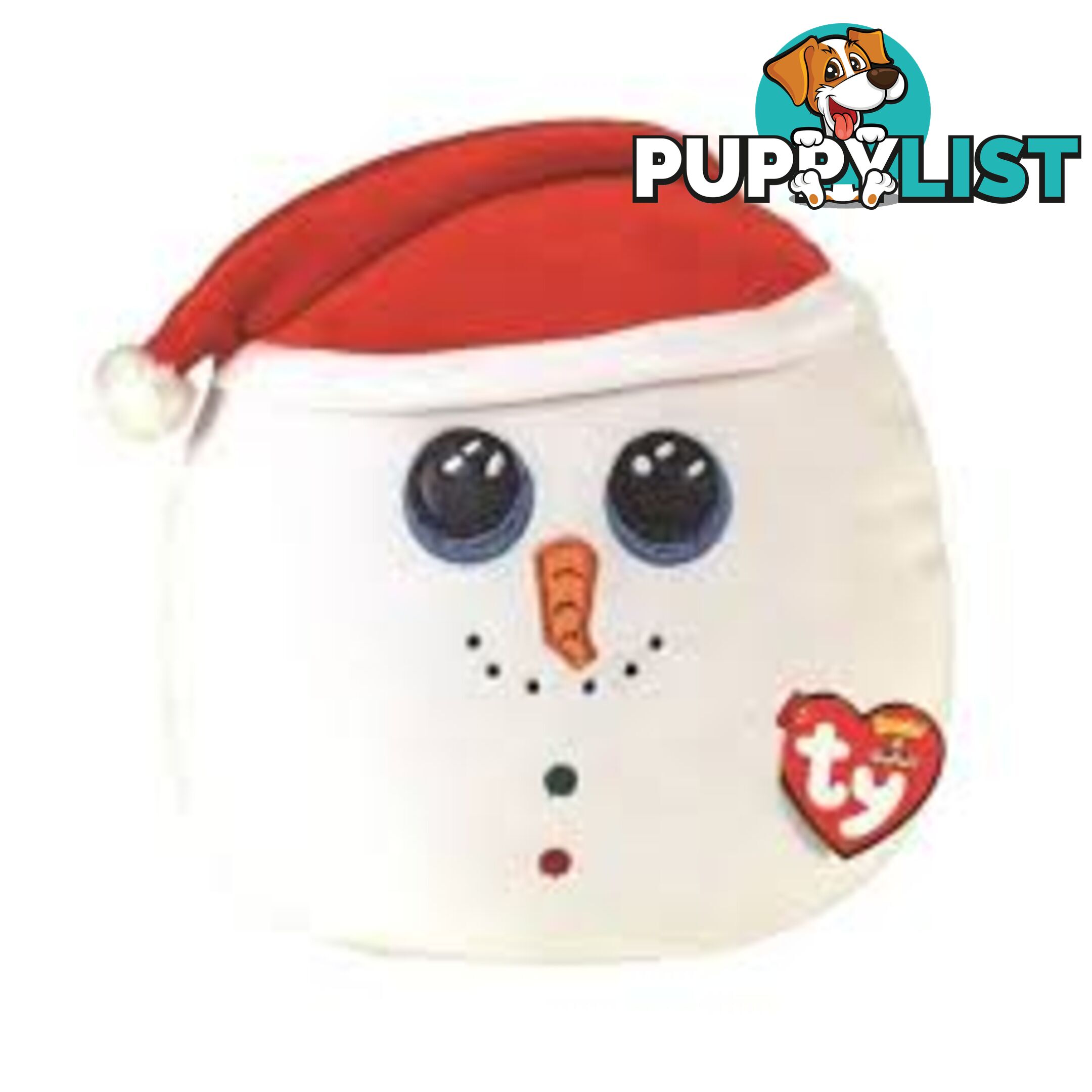 Ty Squish-a-boos - Flurry The Snowman - 25cm Bg39213 - 008421392131