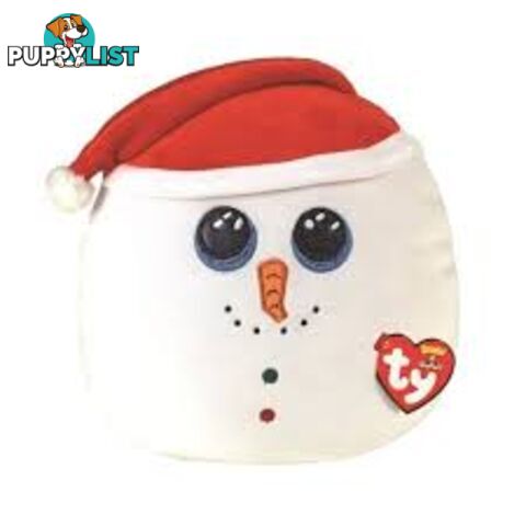 Ty Squish-a-boos - Flurry The Snowman - 25cm Bg39213 - 008421392131