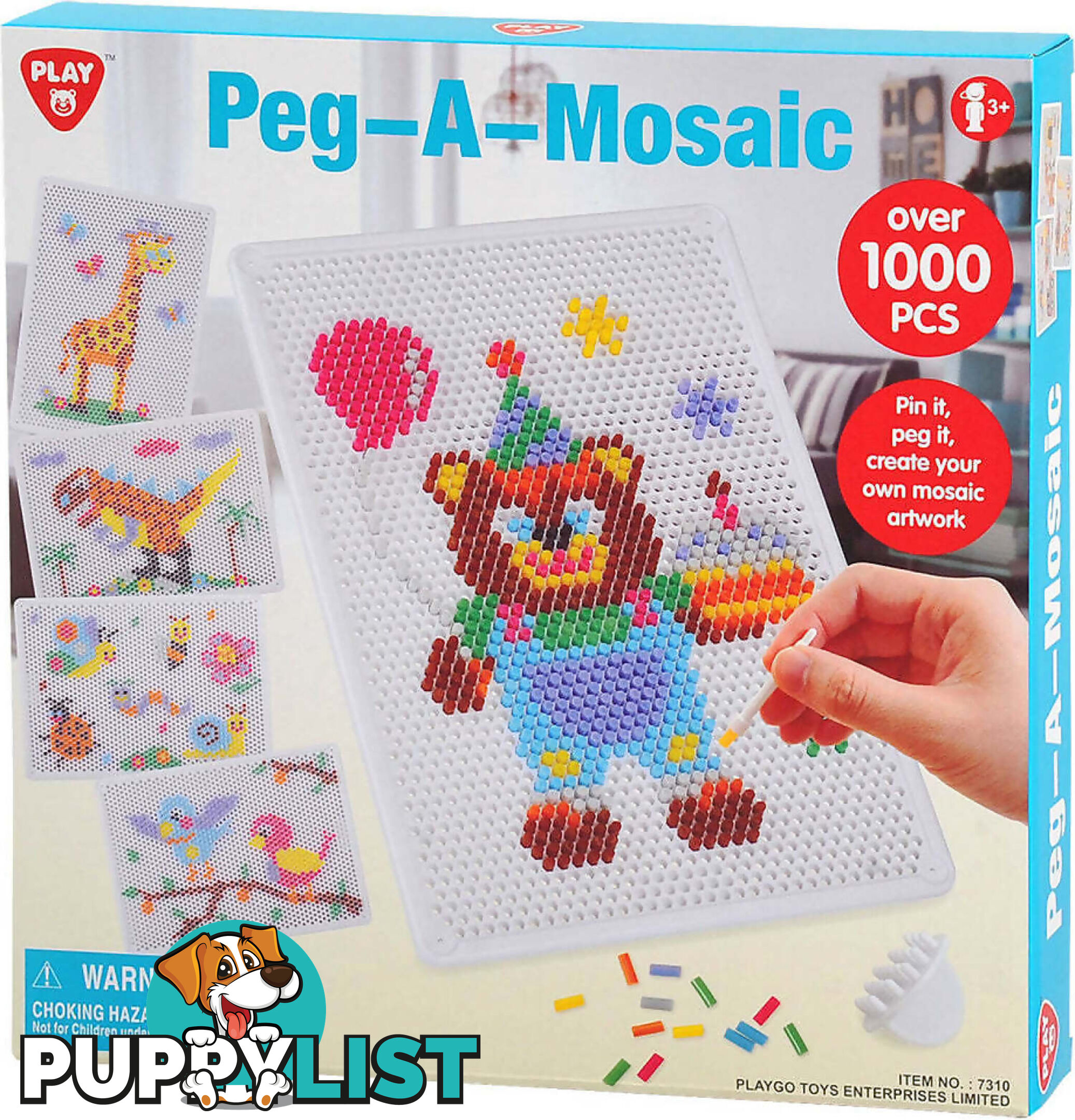 Playgo Toys Ent. Ltd - Peg-a-mosaic - Art66102 - 4892401073105