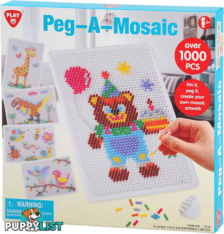 Playgo Toys Ent. Ltd - Peg-a-mosaic - Art66102 - 4892401073105