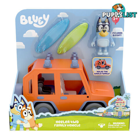 Bluey - Heeler 4wd Family Vehicle   Bluey Mj13018 - 630996130186