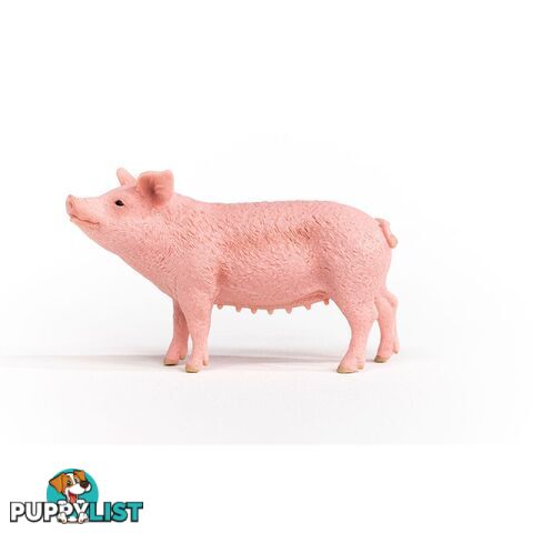 Schleich - Pig Animal Figurine  - Mdsc13933 - 4059433358260