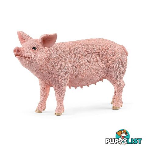 Schleich - Pig Animal Figurine  - Mdsc13933 - 4059433358260