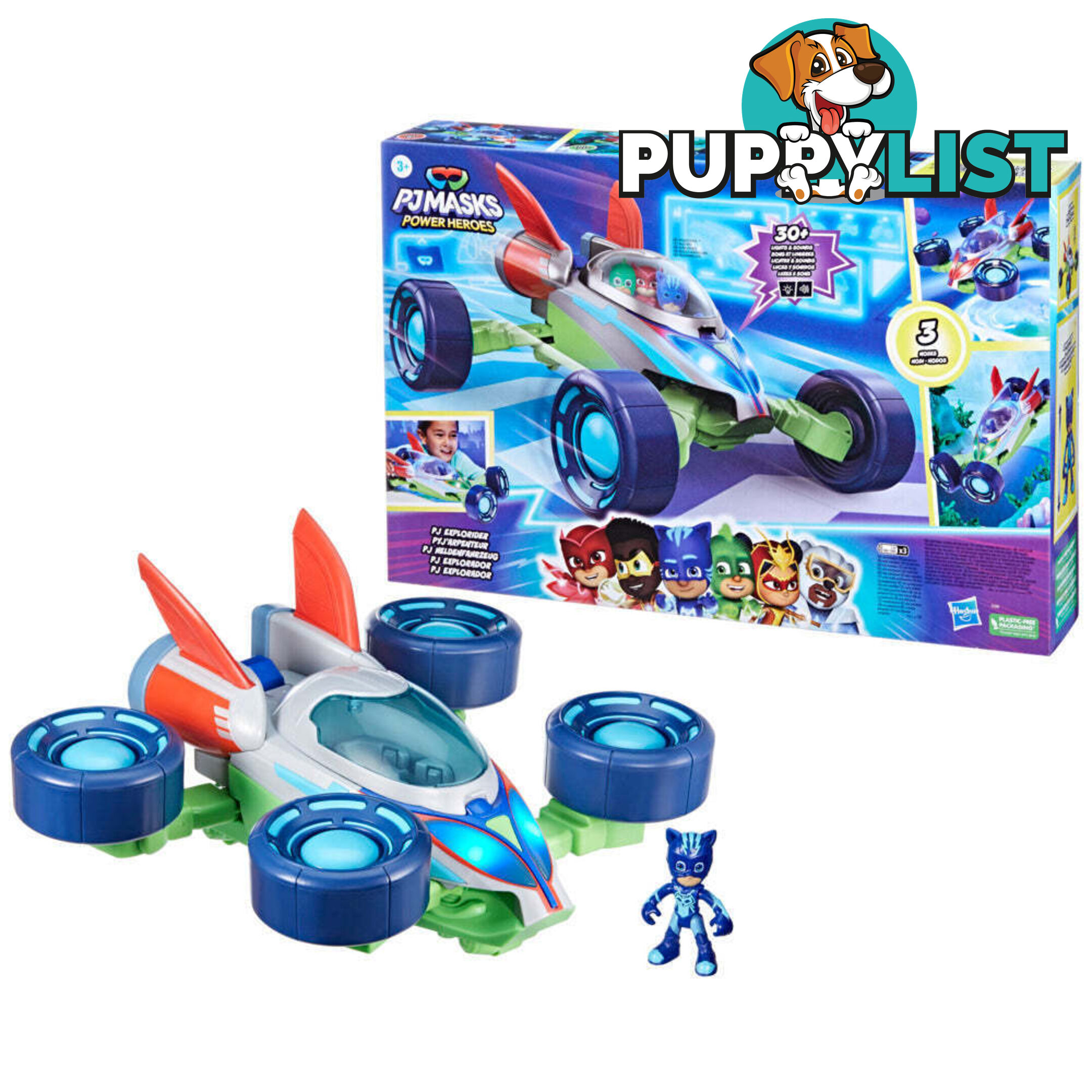 Pj Masks - Power Heroes Pj Explorider - Hbf75995l00 - 5010994197063