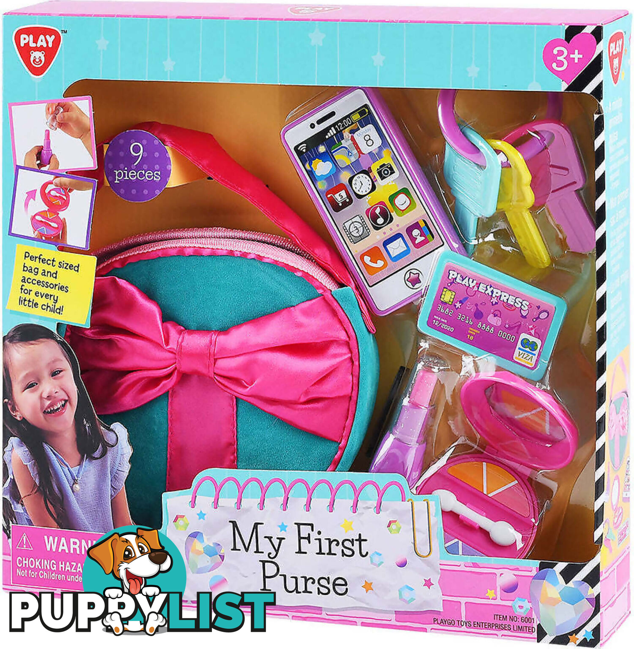 Playgo Toys Ent. Ltd. - My First Purse 9 Pieces - Art67150 - 4892401060013