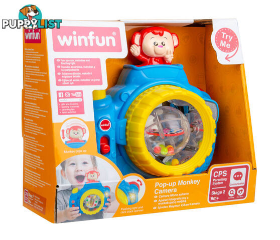 Winfun Pop-up Monkey Camera - Art66405 - 4895038507661