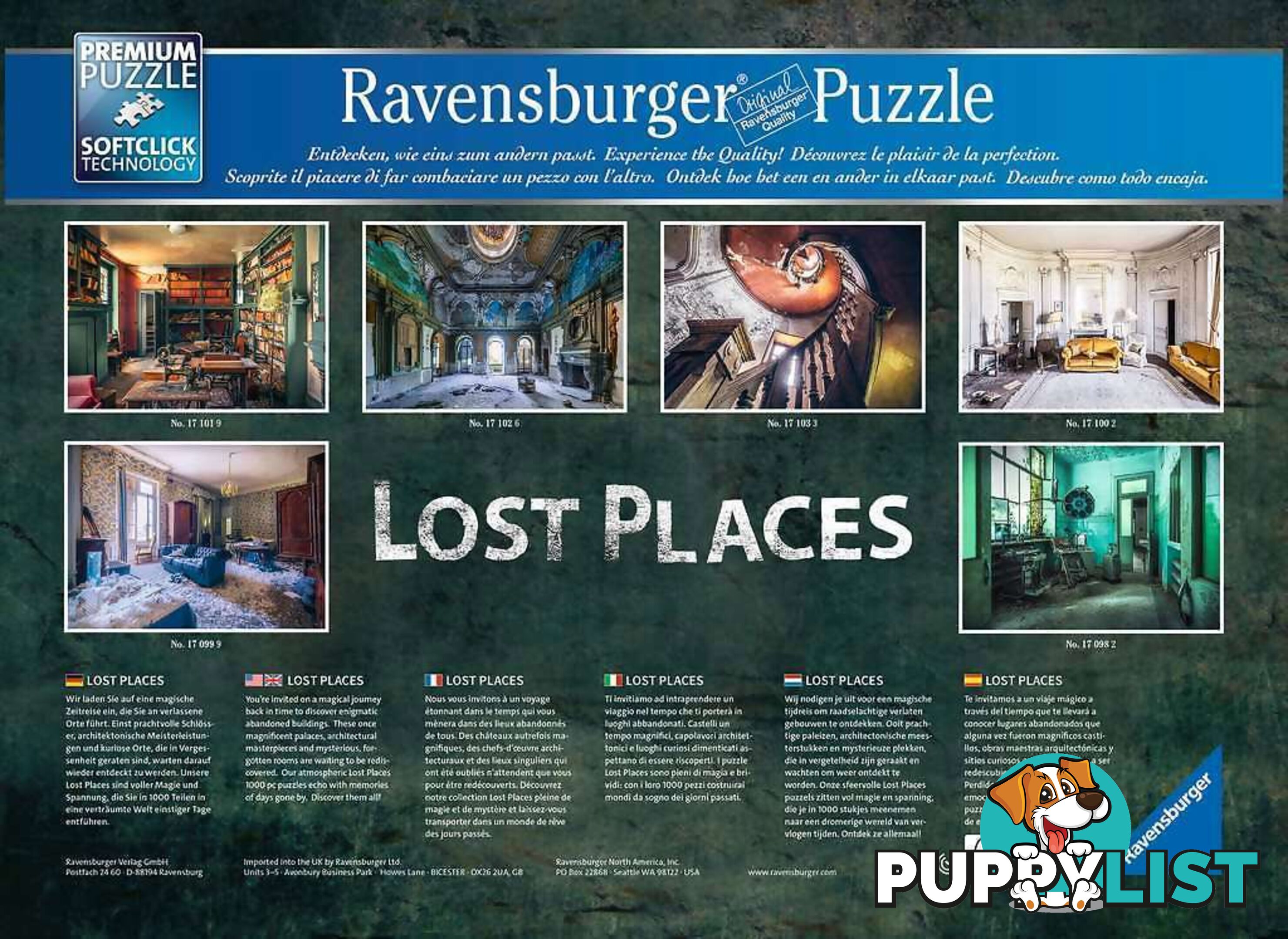 Ravensburger - Dreamy Lost Places Jigsaw Puzzle 1000pc - Mdrb17099 - 4005556170999