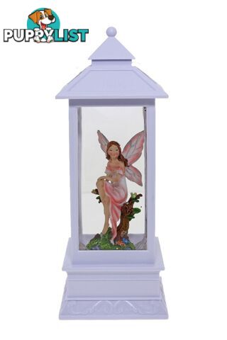 Cotton Candy -  White Glitter Lantern Pink Fairy - Ccflnt38 - 9353468013237