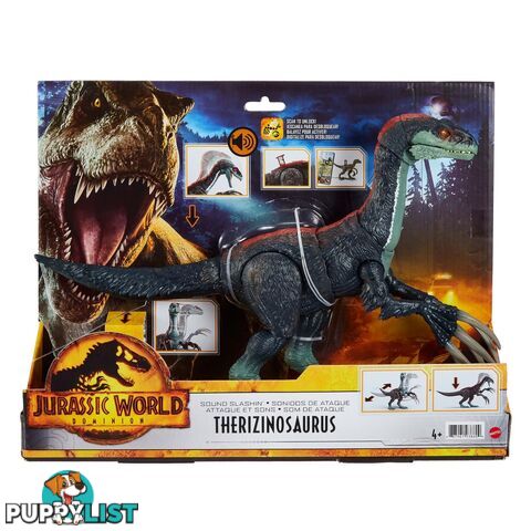 Jurassic World Dominion Dinosaur Figure Sound Slashin Therizinosaurus - Magwd65 - 887961938609