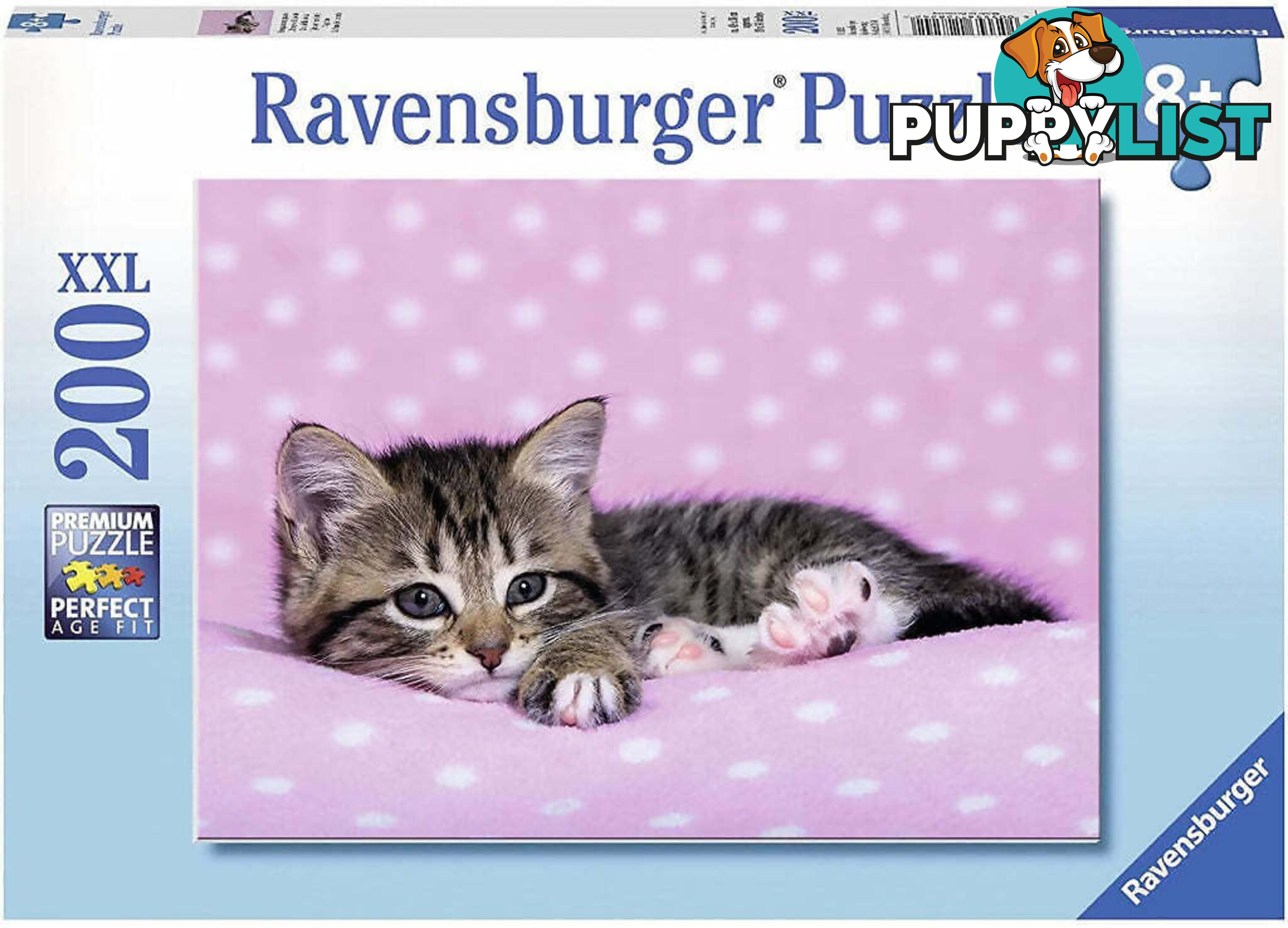 Ravensburger - Nap Time Kitten Xxl Jigsaw Puzzle 200pc - Mdrb12824 - 4005556128242