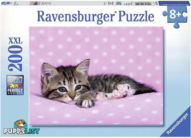 Ravensburger - Nap Time Kitten Xxl Jigsaw Puzzle 200pc - Mdrb12824 - 4005556128242