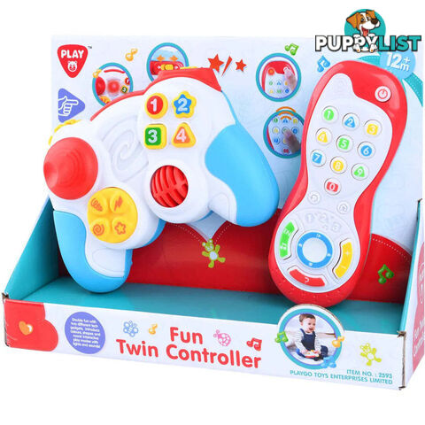 Playgo Toys Ent. Ltd - Fun Twin Controller - Art67171 - 4892401025937