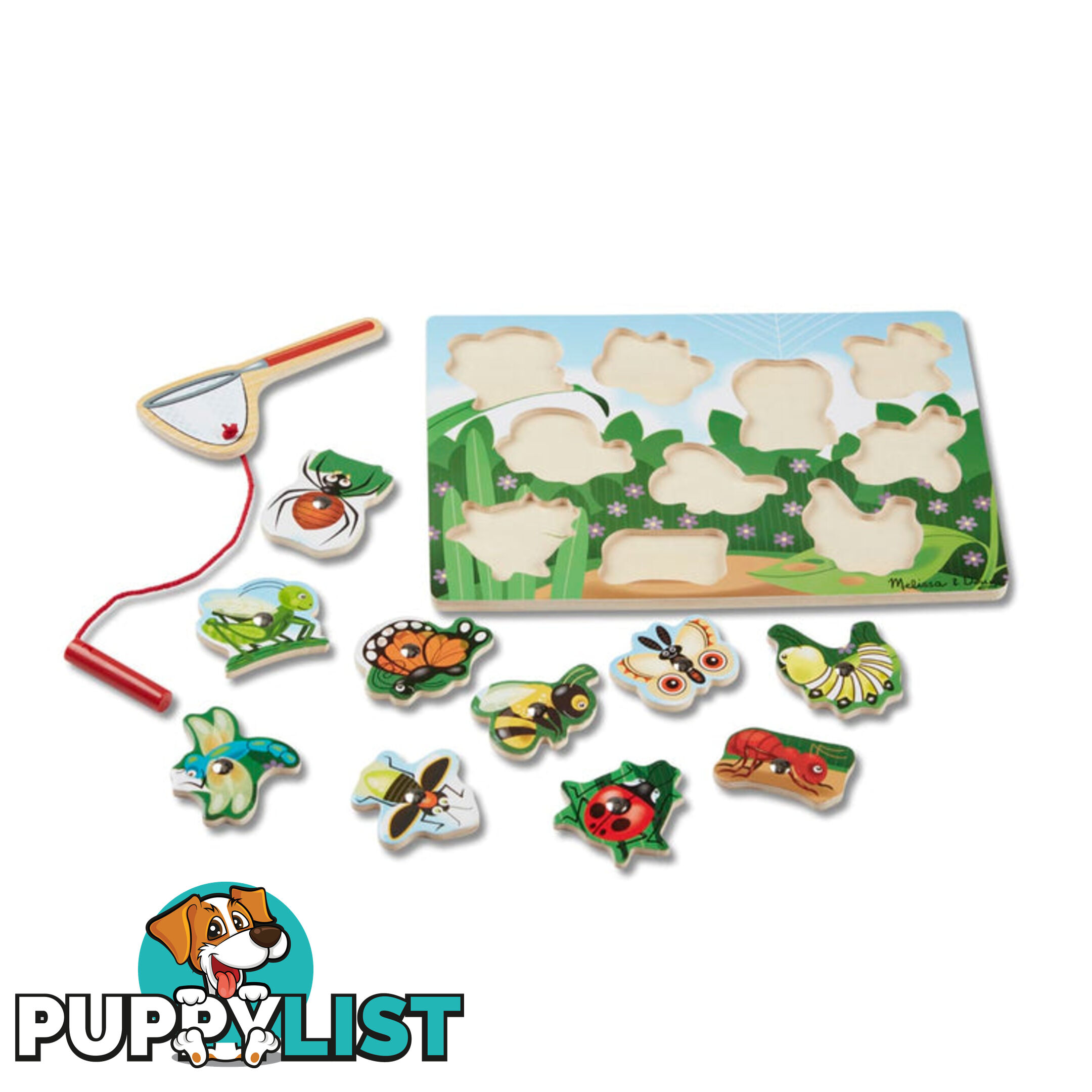 Melissa & Doug - Bug-catching Magnetic Puzzle Game - Mdmnd3779 - 000772037792