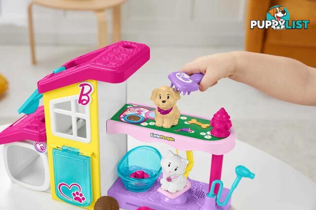 Barbie® Play and Care Pet Spa by Little People® - Mahjw76 - 194735096671