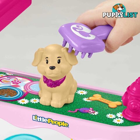 Barbie® Play and Care Pet Spa by Little People® - Mahjw76 - 194735096671